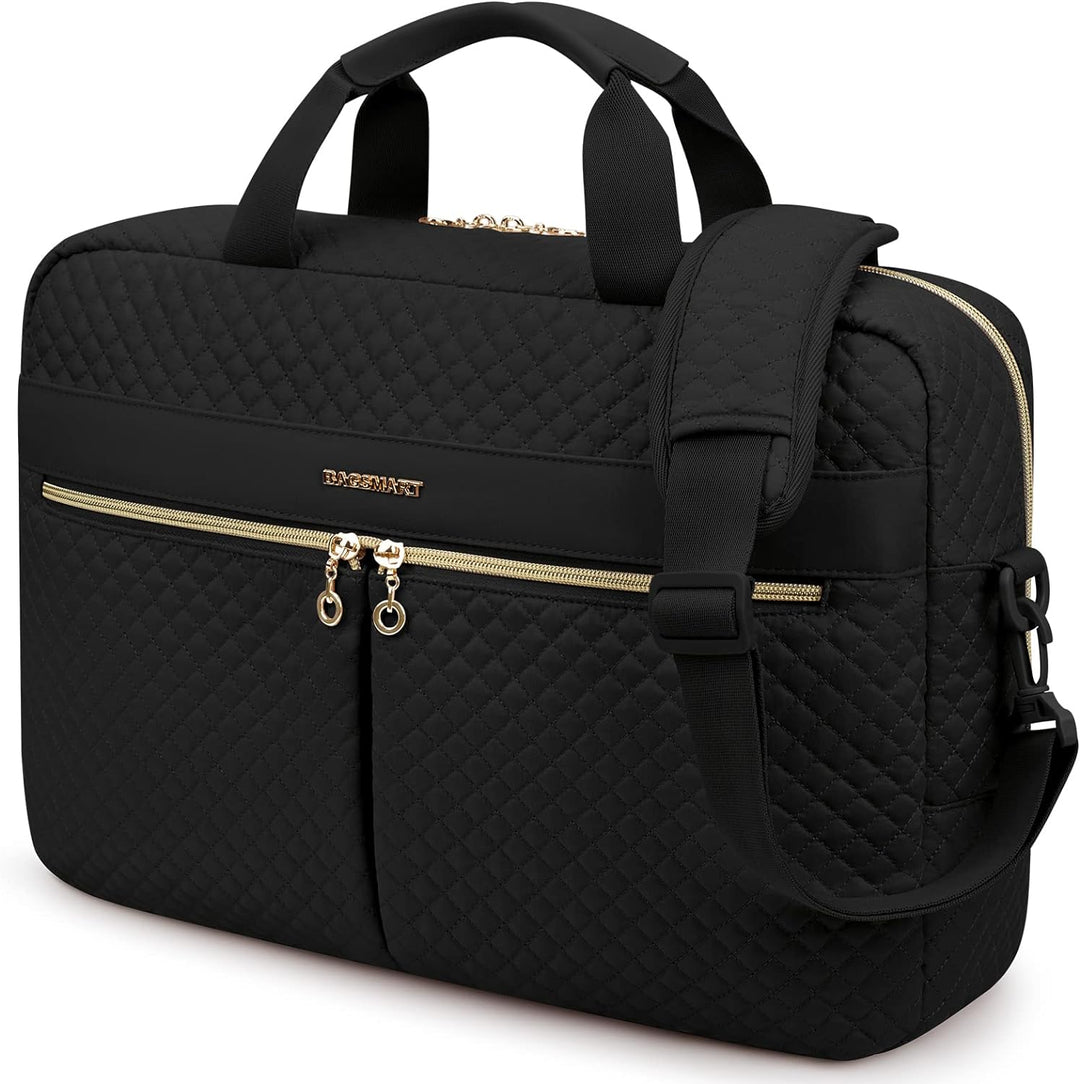 BAGSMART Laptoptasche, 17,3-Zoll-Aktentasche für Frauen, grosse Laptoptasche, Computertasche, Büro,