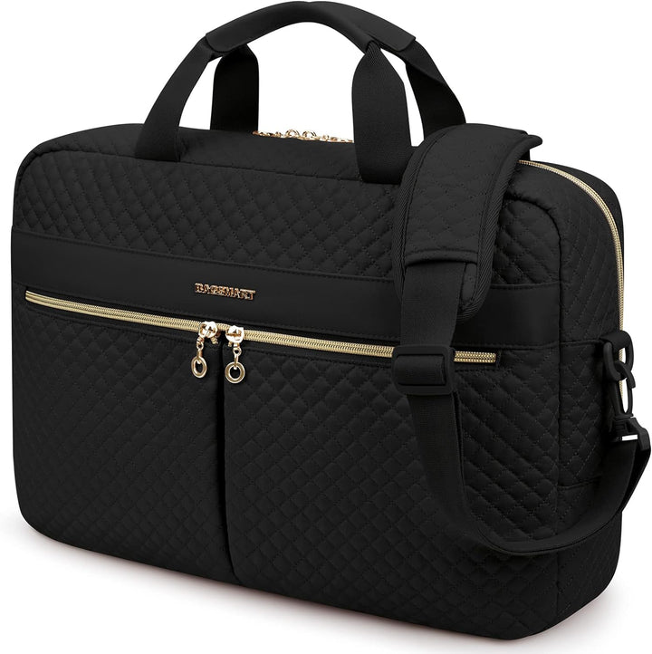 BAGSMART Laptoptasche, 17,3-Zoll-Aktentasche für Frauen, grosse Laptoptasche, Computertasche, Büro,