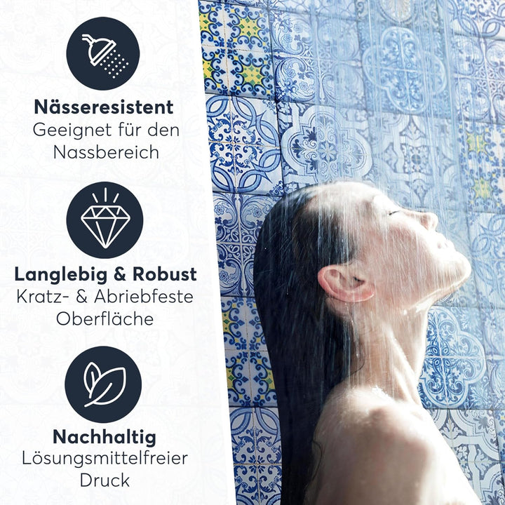 Fliesendeko Dekosticker I Fliesen Sticker Aufkleber Folie selbstklebend Bad renovieren Küche Wandsti