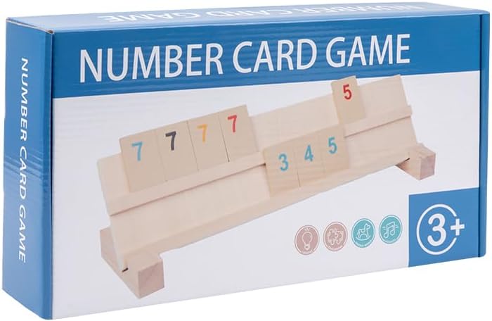 Okey Spiel, Rummikub Holz, Okay Spiel, Rummy Cup, VIP AHSAP Okey Takimi, Wooden Rummy Set with Melam