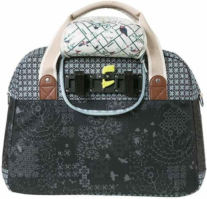 Basil Unisex-Adult Classic Carry All Klickfix Fahrradkorb, Schwarz, 16 l Single, Single