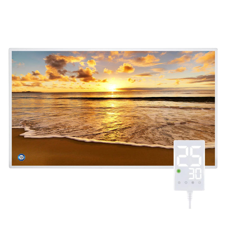 Infrarotheizung Bild 500W, 1-3 Min auf Betriebstemperatur bis 120 Grad - Geeignet für Schlafzimmer,