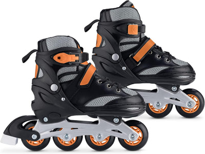 Navaris Inline Skates für Jungen & Mädchen - Inline Rollerblades Rollschuhe grössenverstellbar - Inl