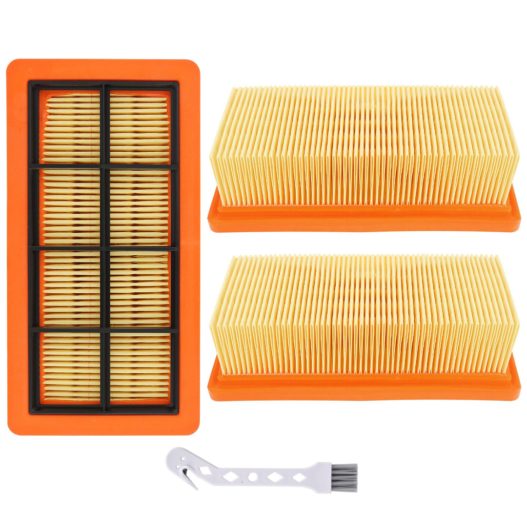 3 Stück KFI 7420 Flachfaltenfilter für Kärcher AD2, AD2 Battery, AD4 Premium, AD3 Premium, AD3, AD 3