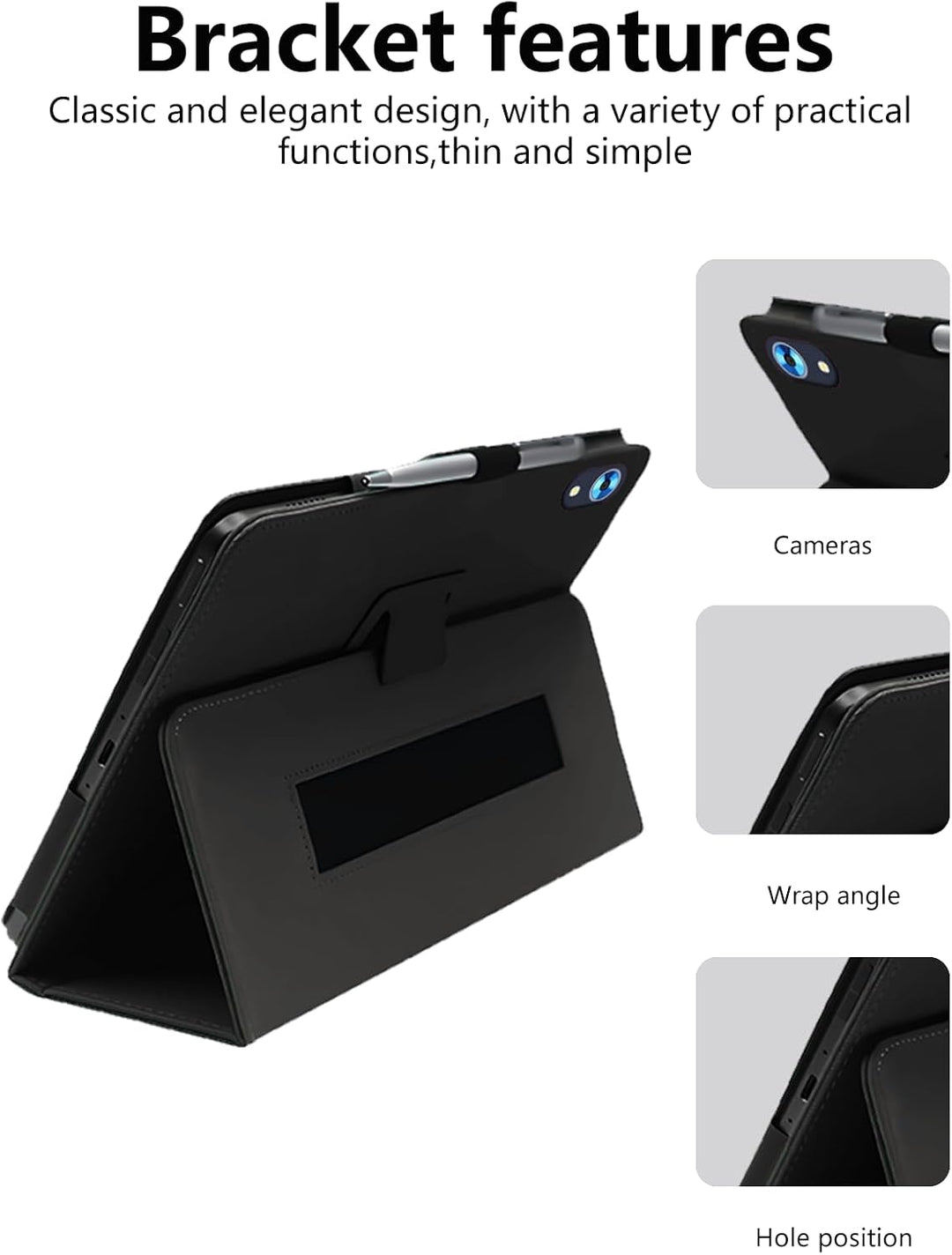 Schutzhülle für AINMEL 107 10 Zoll Tablet Android 14 Tablet mit Handschlaufe, Ständer und Anti-Drop-
