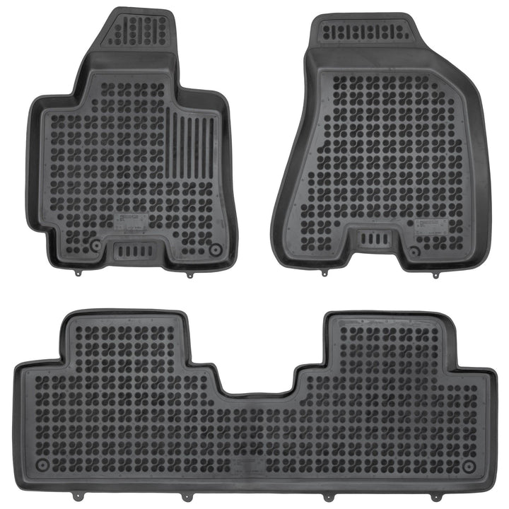 M MOTOS Gummimatten Auto Fussmatte passt für Hyundai Tucson I 2004-2009 Verbessern Sie Ihren Reiseko