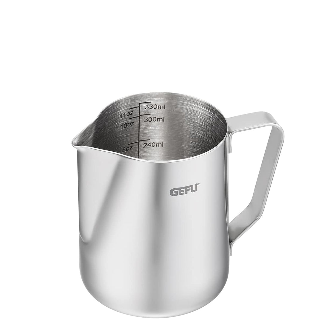 GEFU Milchkännchen BARISTA, 350 ml – Aufschäumkännchen, Barista Zubehör, Milk pitcher, für Milchscha