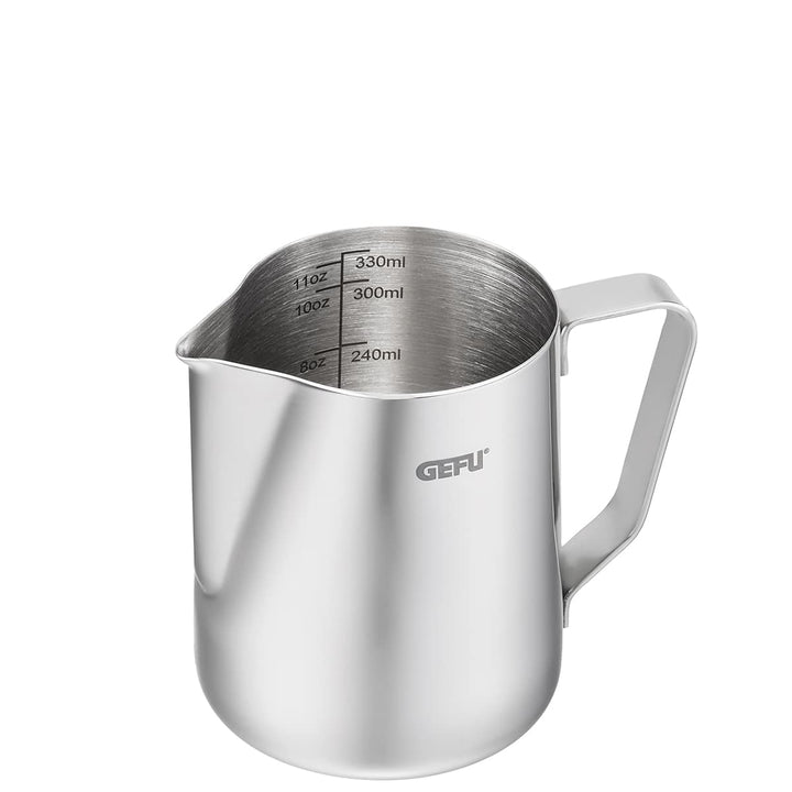 GEFU Milchkännchen BARISTA, 350 ml – Aufschäumkännchen, Barista Zubehör, Milk pitcher, für Milchscha