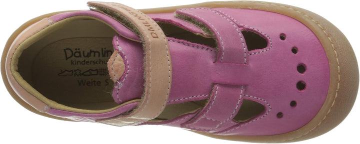 Däumling Sven Mädchen Sneaker 22 EU Schmal Chalk Ciclamino, 22 EU Schmal Chalk Ciclamino