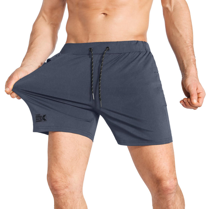 BROKIG Herren Sport Shorts Schnell Trocknend Kurze Hose Sporthose Trainingsshorts für Laufsport S Du