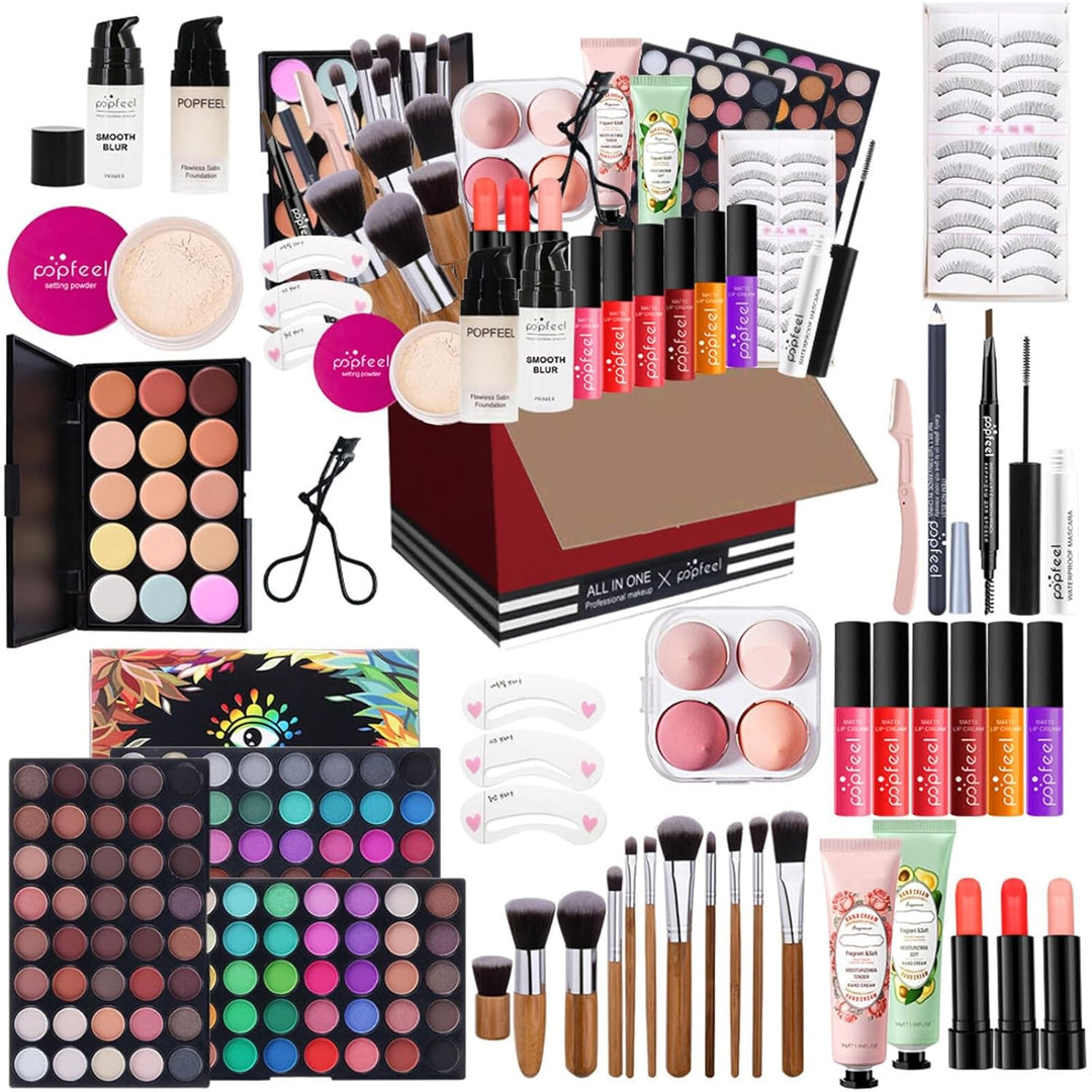 FantasyDay Multifunktions Exquisite Make-up Geschenkset Kosmetik Schmink Kit für Gesicht, Augen und