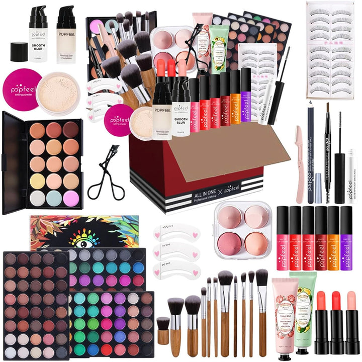 FantasyDay Multifunktions Exquisite Make-up Geschenkset Kosmetik Schmink Kit für Gesicht, Augen und
