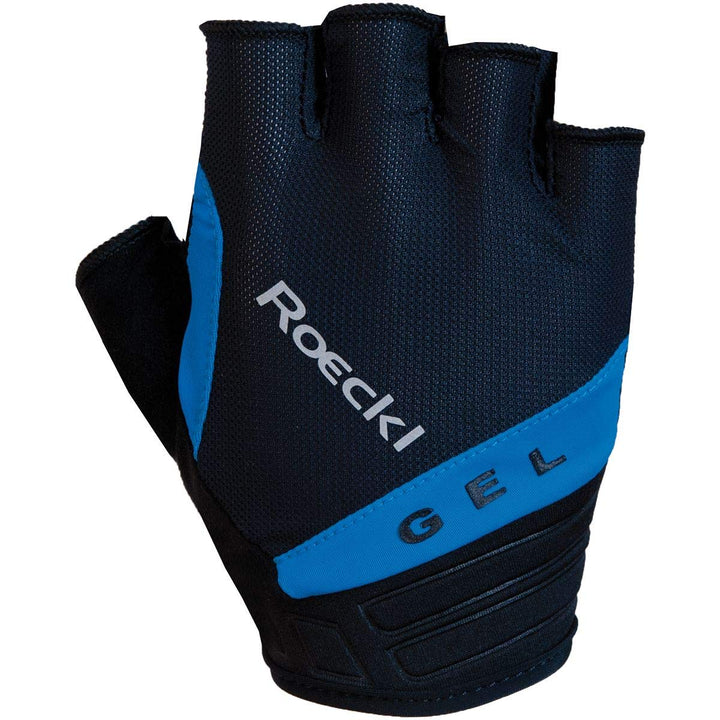 Roeckl Itamos 2022 Fahrradhandschuhe, kurz, Schwarz black/blue 7, black/blue 7