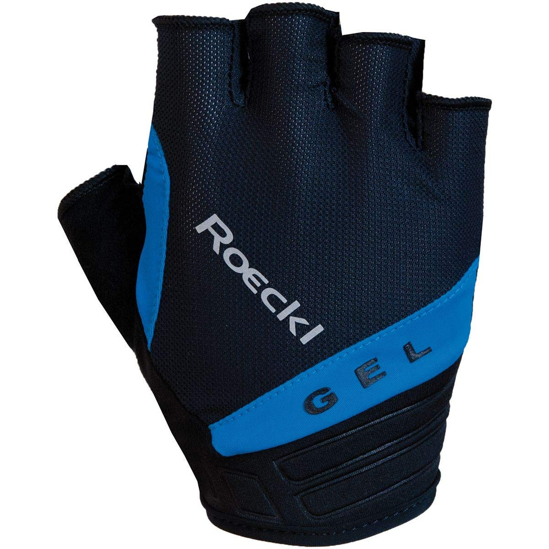 Roeckl Itamos 2022 Fahrradhandschuhe, kurz, Schwarz black/blue 7, black/blue 7