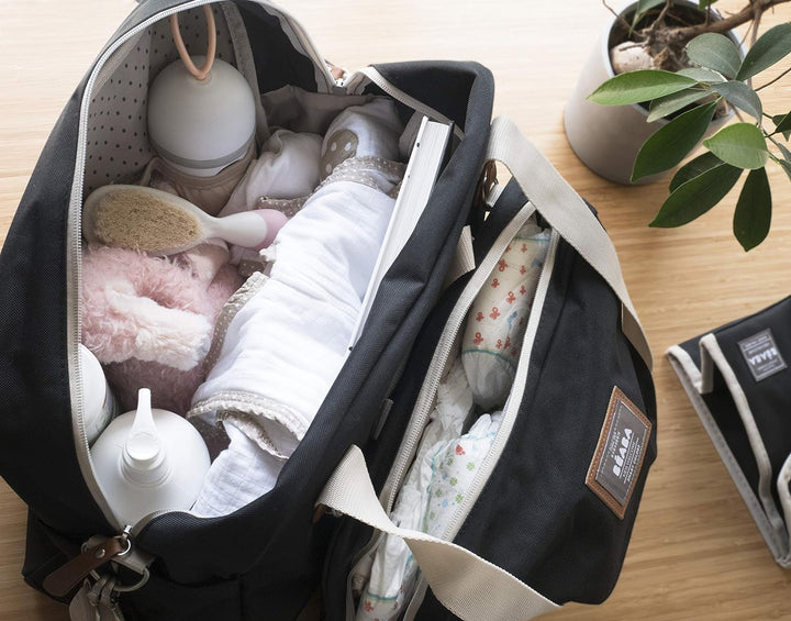 Béaba – Wickeltasche Genève II – Modulierbar, vielfältige Staumöglichkeiten – Vordertasche, Wickelun