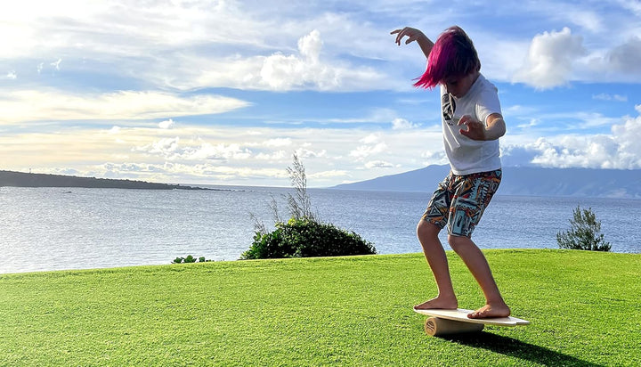 JUCKER HAWAII Balanceboard Rolle aus Kork – 3 Durchmesser für Anfänger bis Profis – FSC Kork aus Por