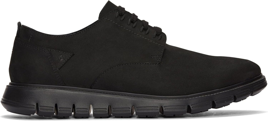 Clarks Herren Trackflex Path Sneaker 40 EU Black Nubuck, 40 EU Black Nubuck
