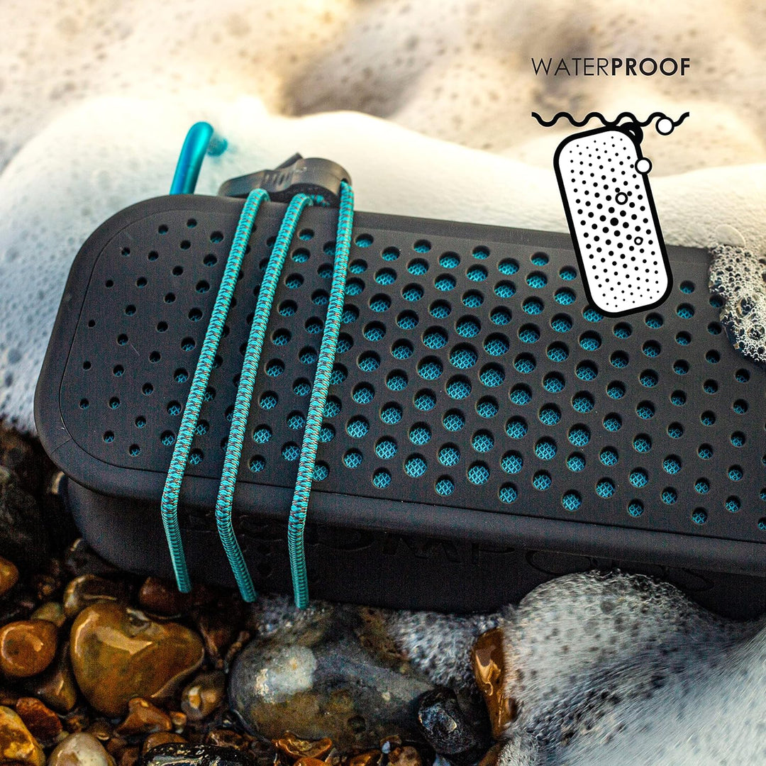 Boompods Blockblaster Bluetooth Wireless Speaker - Kompakter, tragbarer Bluetooth-Lautsprecher, IPX7