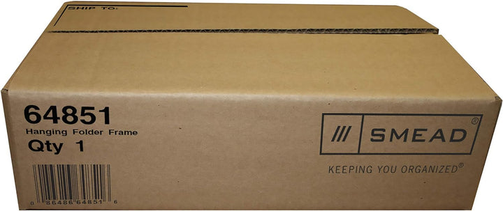 Smead 64851 Bilderrahmen, robust, verstellbar, Briefgrösse, Weiss, 40,6 cm bis 61 cm, 1 Stück