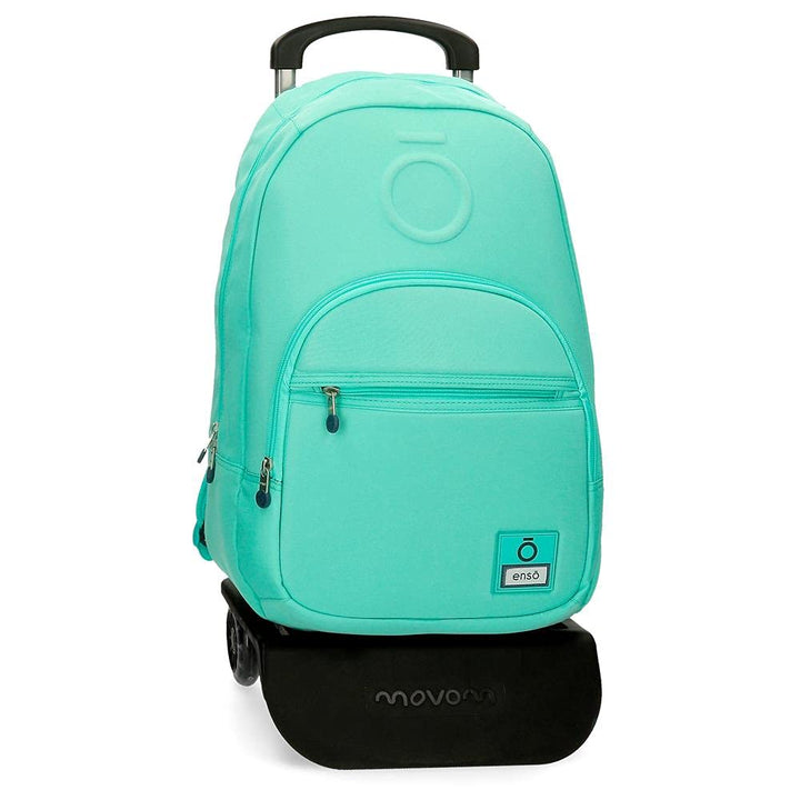 Enso Basic Rucksack mit Trolley Grün 32x46x15 cms Polyester für 15,6"-Laptop 22.1L Türkis Rucksack +