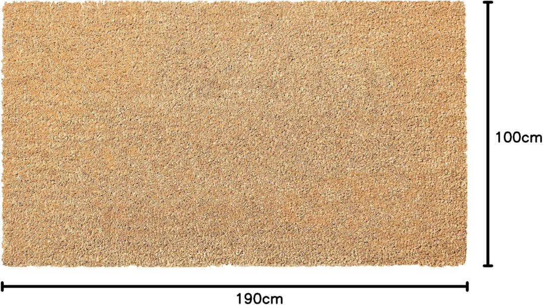 ANRO Kokosmatte Fussmatte Abstreifer Abtreter viele Grössen und Höhen Naturprodukt Rollenware Dicke