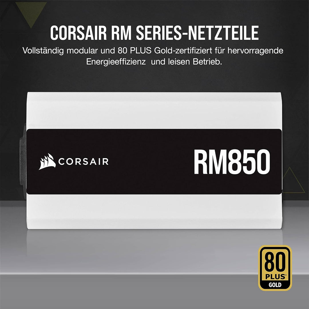 Corsair RM850 (2021), RM Series, 850 Watt 80 Plus Gold Vollmodulares ATX-Netzteil (Drei EPS12V-Ansch