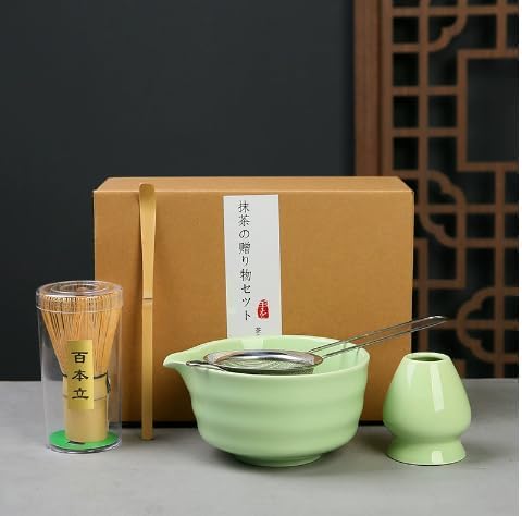 5 Stück Matcha Set, Matcha Whisk Set, Matcha Tea Set, Stylisches Matchas Set Mit Matcha Besen, Match