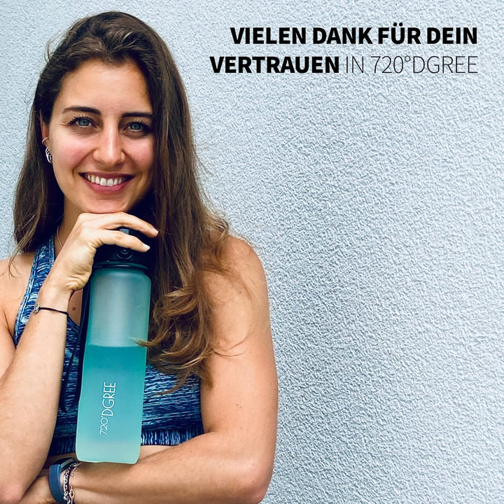 720°DGREE Trinkflasche “uberBottle“ +Sieb - 350ml, 500ml, 650ml, 1000ml, 1,5l, 2l - BPA-Frei - Wasse