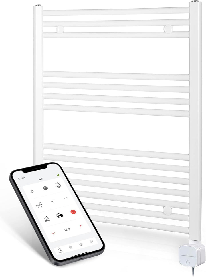 anapont elektrischer Badheizkörper - W-LAN WiFi steuerung per APP - Handtuchheizkörper - Badheizung