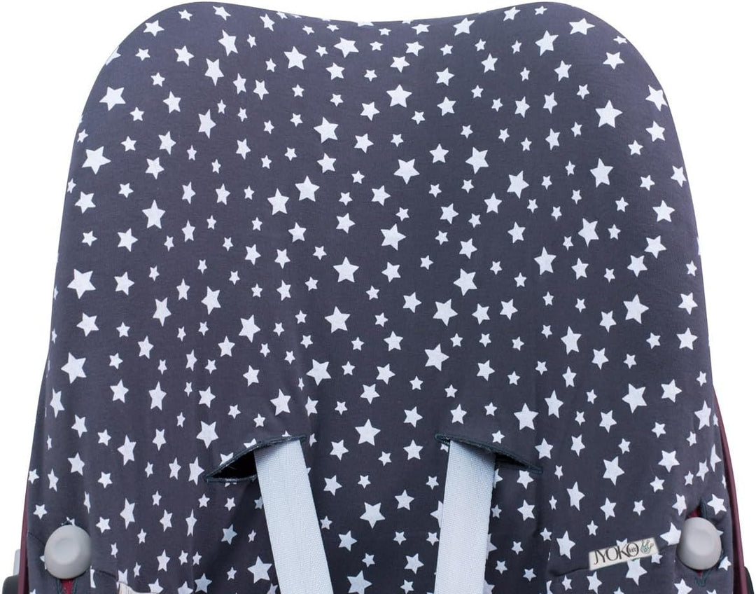 JYOKO KIDS Baumwollbezug für Autositz kompatibel mit Pebble Maxi Cosi, Bebe Confort (Winter Sky) Win