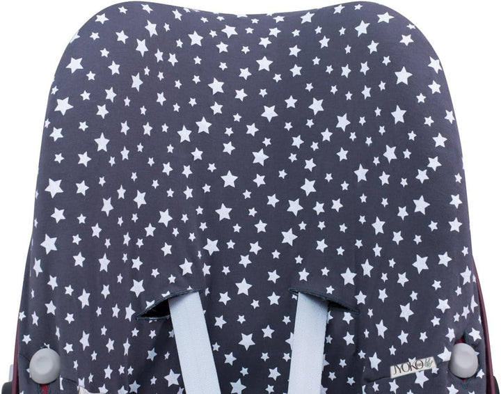 JYOKO KIDS Baumwollbezug für Autositz kompatibel mit Pebble Maxi Cosi, Bebe Confort (Winter Sky) Win