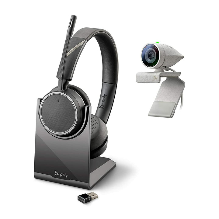 Poly Studio P5-Kit mit Voyager 4220 UC (Plantronics) – HD-Videokonferenzkamera mit 1080p – Professio