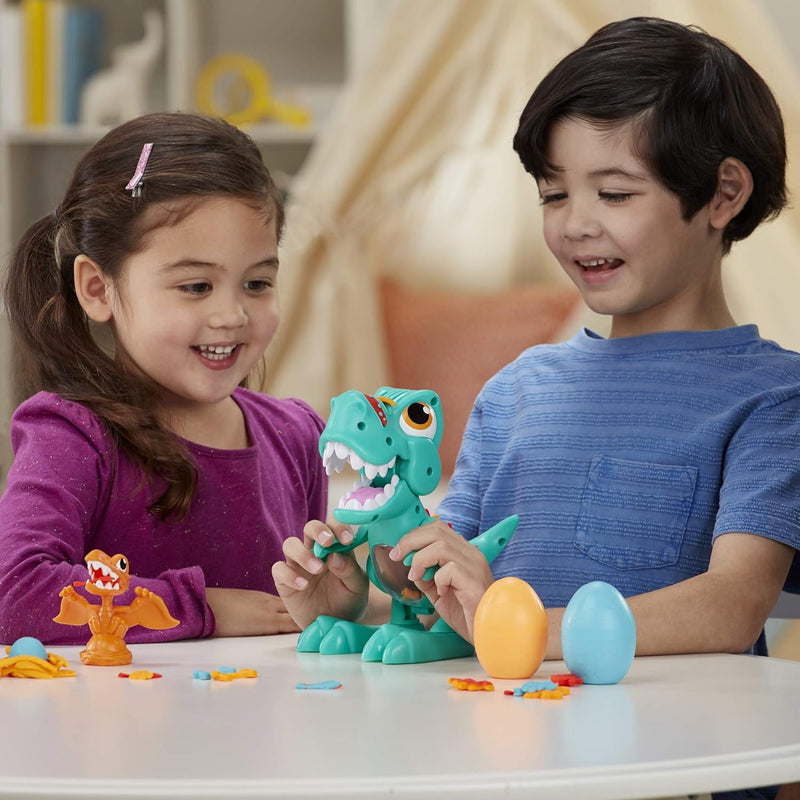 Play-Doh Dino Crew Gefrässiger Tyrannosaurus, Spielzeug für Kinder ab 3 Jahren mit lustigen Dinogerä