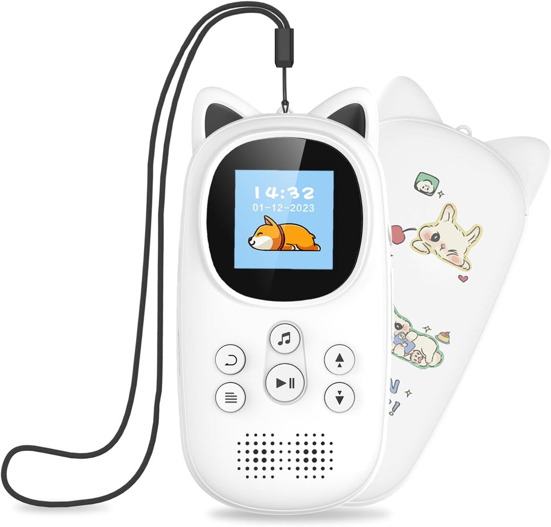 32GB MP3-Player mit Bluetooth 5.0, Oilsky Kinder MP3 Player mit Kopfhörer, 750mAh Tragbarem Sport Mp
