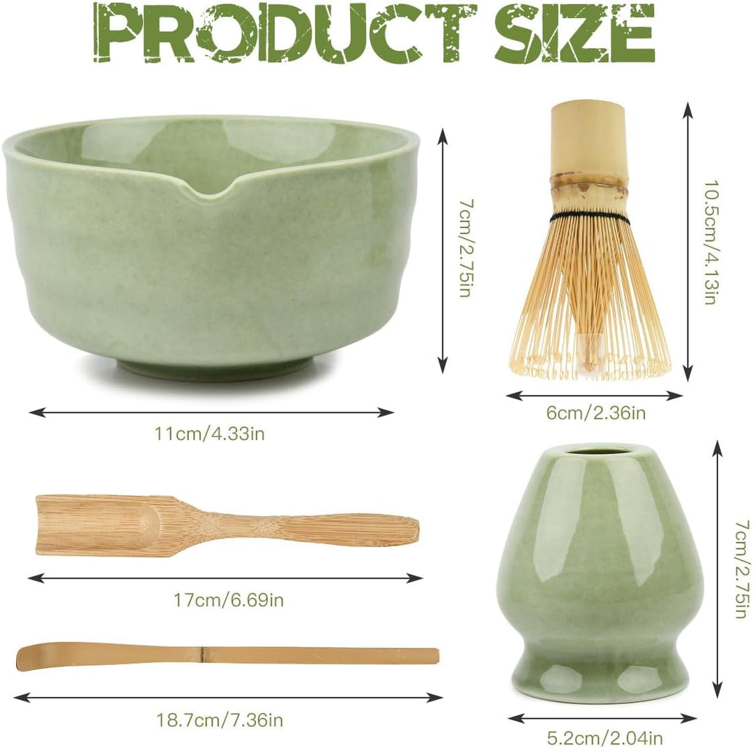 Matcha Set mit Matcha Besen Matchas Schale, Besenhalter, Matcha-Rührer-Sets, Matcha-Whisk Set für Di