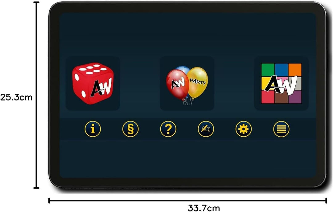 Alleswisser - Das Brettspiel, interaktives Quiz-, Wissens- und Familienspiel mit App für iOS und And