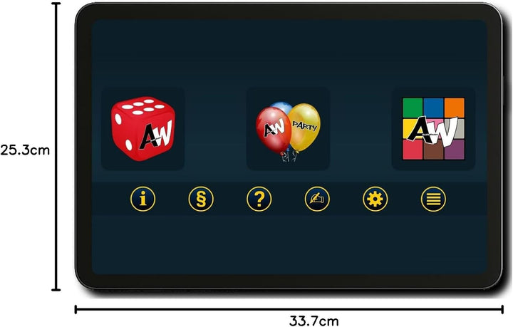 Alleswisser - Das Brettspiel, interaktives Quiz-, Wissens- und Familienspiel mit App für iOS und And