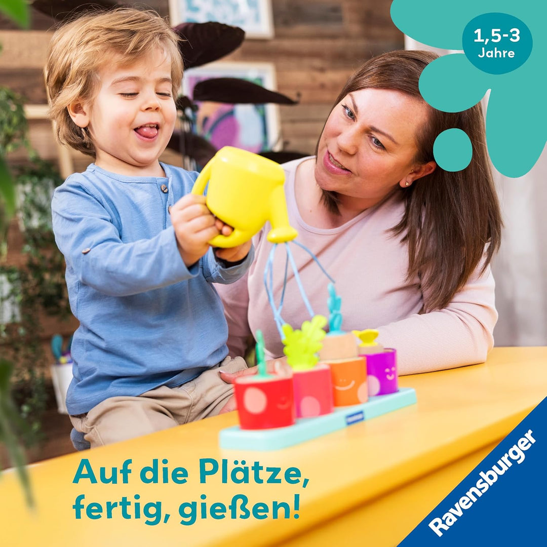 Ravensburger 12034063 Play+ Puzzle- & Spiel-Set: Meine kleinen Pflanzen, Kinderpuzzle, Pretend Play