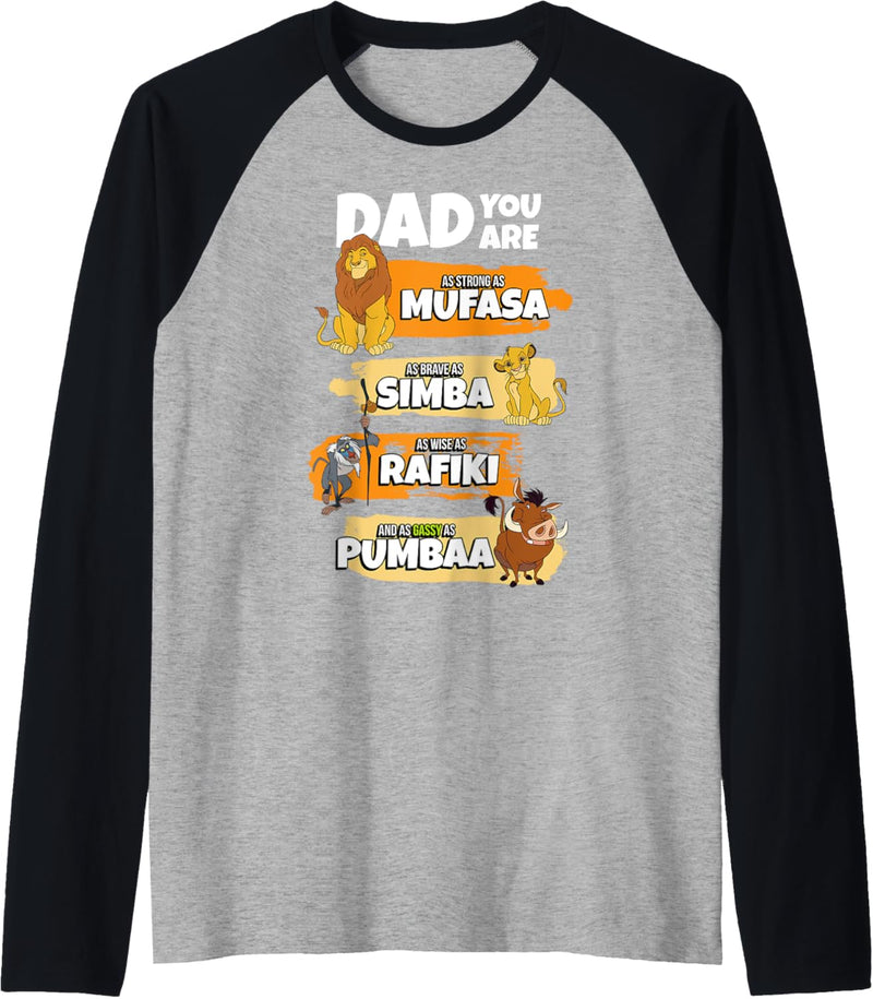 Disney The Lion King Dad You Are Word Stack Funny Raglan