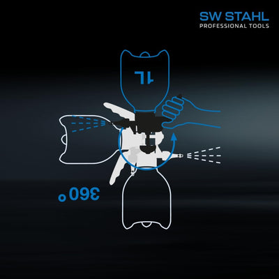 SW-Stahl 07384L Pumpsprühflasche 360° 1 Liter