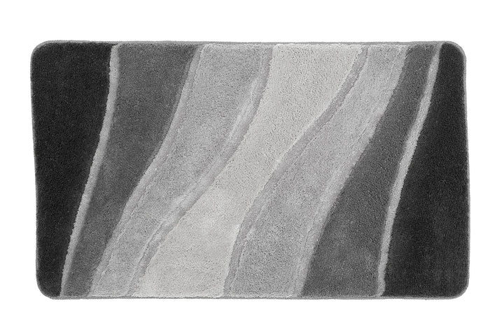 Meusch Badteppich Ocean grau 60 x 100 cm 60 x 100 cm Schiefer, 60 x 100 cm Schiefer