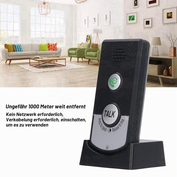 Türsprechanlage, Sprechanlage Türklingel Gegensprechanlagen 2-Wege-Wireless-Intercom-System für Zuha