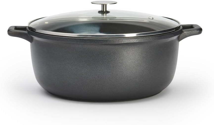 De Buyer Bratentopf, Edelstahl, Silber, 28 cm