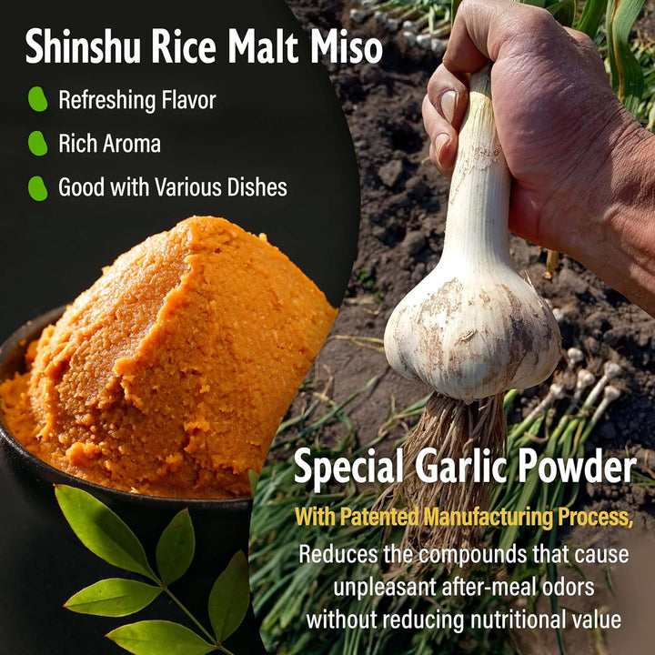 YAMASAN KYOTO UJI Japanische Gewürzmischung aus getrocknetem Knoblauch und Miso, gefriergetrocknetes