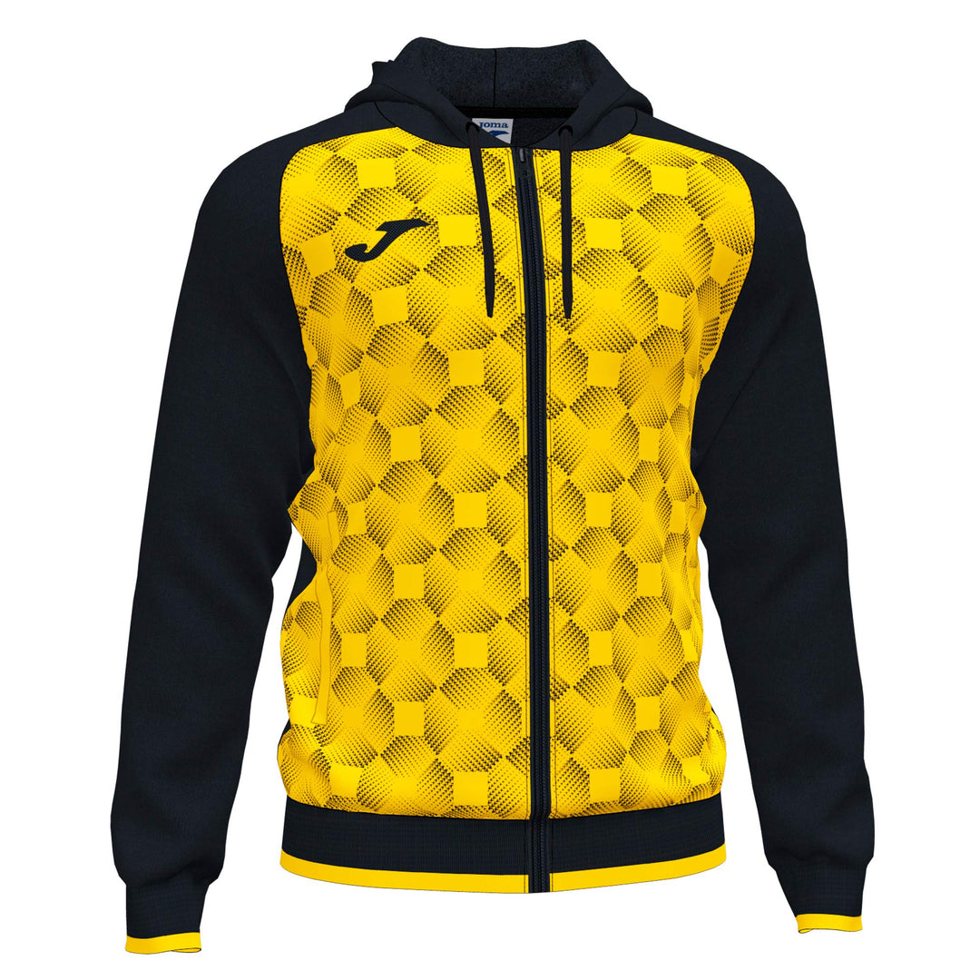 Joma Supernova III Kapuzenjacke Schwarz Gelb, 102262.109.XS