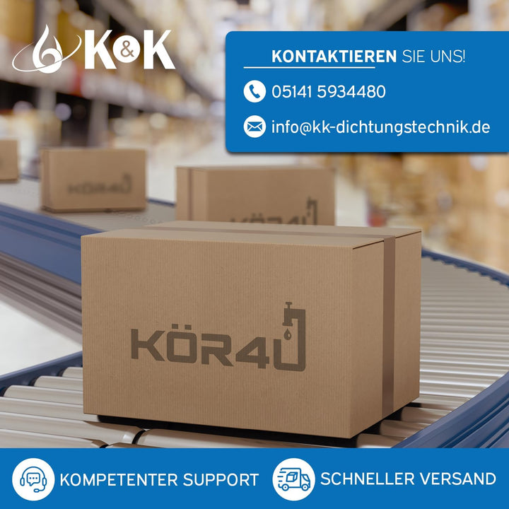 kör4u Montageset mit 1x Montagelochband, Setzeisen und 200 Fixpin Nägeln, Starter-Set zur Befestigun