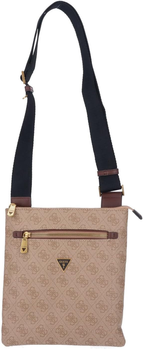 GUESS Herren Umhängetasche Vezzola Beige/Brown
