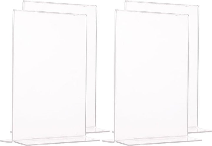 SIGEL TA226 Tischaufsteller gerade, für A6, 10 Stück, glasklar Acryl, garantiert UV-beständig 10 Stü