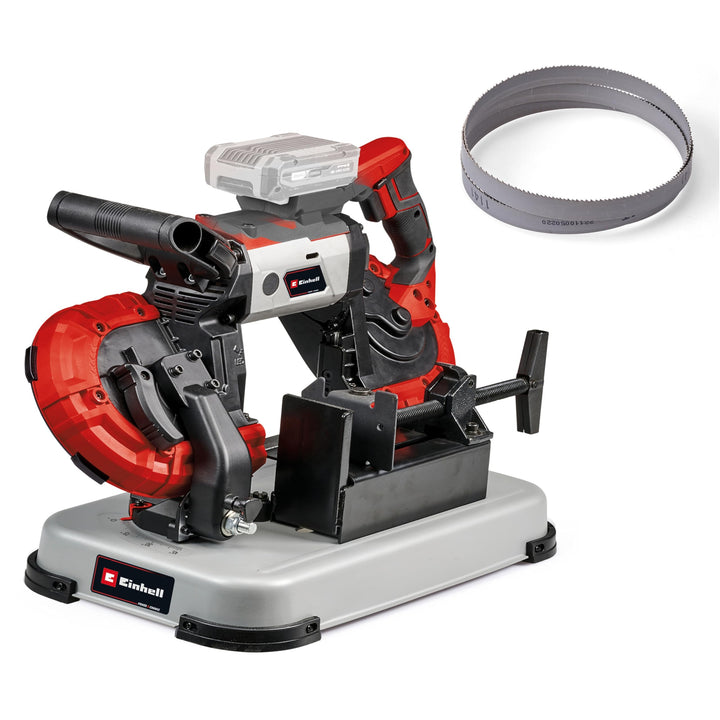 Einhell Akku-Bandsäge TE-MB 18/127 U Li-Solo Power X-Change (18 V, 115 mm Schnitthöhe, 127 mm Schnit