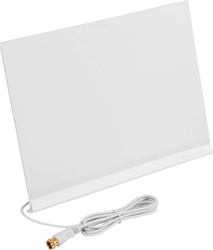 Oehlbach Flat Style One DVB-T2 HD Antenne - Digitale Zimmerantenne - Aktiv DVB-T-Verstärker Innenant